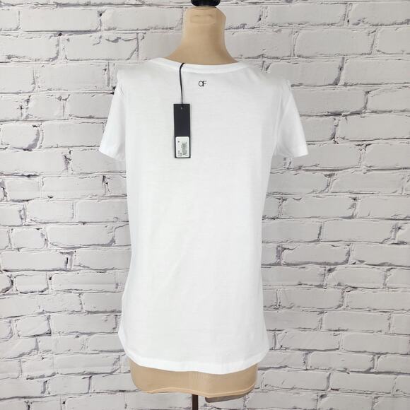 Anne Fontaine Scoop Neck Short Sleeve T-Shirt Womens M - Picture 3 of 11